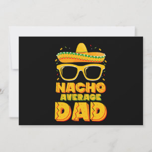 Nacho Average Vater Cinco De Mayo Matching Family Einladung
