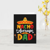 Nacho Average Vater Cinco De Mayo Mexican Matching Karte (Gelbe Blume)