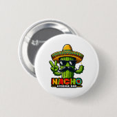 Nacho Average Vater Cinco De Mayo Mexican Pater Ca Button (Vorne & Hinten)