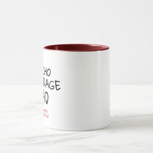 Nacho Average Vater Jokes Pun Funny Coffee Tasse (Zentrum)