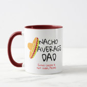 Nacho Average Vater Jokes Pun Funny Coffee Tasse (Links)
