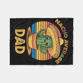 Nacho Average Vater Matching Mexican Cinco De Mayo Fleecedecke (Vorderseite (Horizontal))