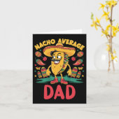 Nacho Average Vater Mexican Matching Cinco De Mayo Karte (Gelbe Blume)