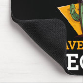 Nacho Average Vegan Friend Fun Mexican Joke Cinco Mousepad (Ecke)