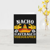 Nacho Average Videographer - Funny Cinco De Mayo V Karte (Gelbe Blume)