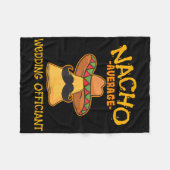 Nacho Average Wedding Offizier Mexican Cinco De M Fleecedecke (Vorderseite (Horizontal))
