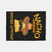 Nacho Average Wedding Offizier Mexican Cinco De M Fleecedecke (Vorderseite (Horizontal))