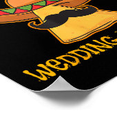 Nacho Average Wedding Offizier Mexican Cinco De M Poster (Ecke)