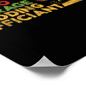 Nacho Average Wedding Offizier Mexican Cinco De M Poster (Ecke)
