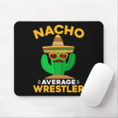 Nacho Average Wrestler Funny Mexican Cinco De Mayo Mousepad (Mit Mouse)