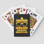 Nacho Average Wrestler Wrestling Cinco de Mayo Spielkarten (Rückseite)