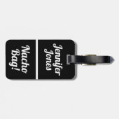 Nacho Bag Funny Gepäckanhänger (Rückseite horizontal)