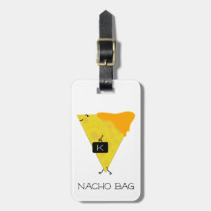 NACHO BAG Personalisiert Tortilla Chip mit Käse Gepäckanhänger