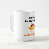 Nacho Business Kaffeetasse (Vorderseite Links)