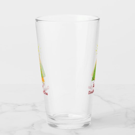 Nacho Christmas Tree Glas (Links)
