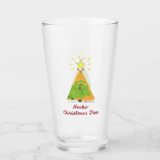 Nacho Christmas Tree Glas (Vorderseite)