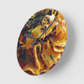 Nacho Clock Runde Wanduhr (Winkel)