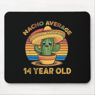 Nacho Durchschnitt 14 Jahre alt Cinco De Mayo 14. Mousepad