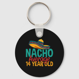 Nacho Durchschnitt 14 Jahre alt Cinco De Mayo 14.  Schlüsselanhänger