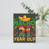 Nacho Durchschnitt 21 Jahre alt Cinco de Mayo Postkarte (Stehend Vorderseite)