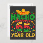 Nacho Durchschnitt 65 Jahre alt Cinco de Mayo Postkarte (Vorne/Hinten)