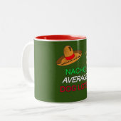 NACHO DURCHSCHNITT HUND LOVER CINCO DE MAYO ZWEIFARBIGE TASSE (Vorderseite Links)