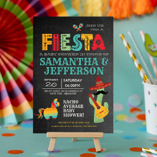 Nacho Durchschnitt mexikanische neutrale Dusche Ei Einladung