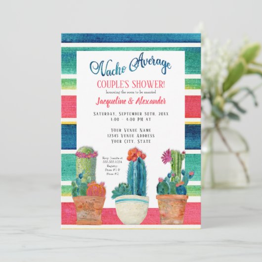 Nacho-durchschnittliche Einladung (Stehend Vorderseite)