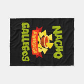 Nacho durchschnittliche Gallegos lustiger Geburtst Fleecedecke (Vorderseite (Horizontal))