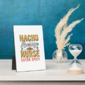 Nacho Durchschnittliche Krankenschwester Extra Sch Fotoplatte (Seite)