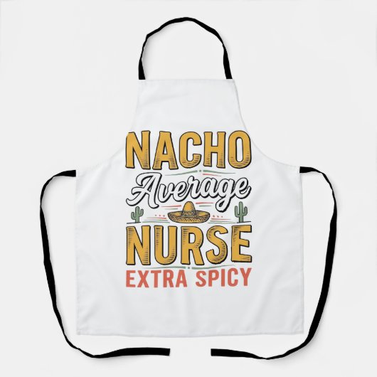 Nacho Durchschnittliche Krankenschwester Extra Sch Schürze (Vorderseite)