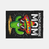 Nacho durchschnittliche Mutter lustig Cinco de May Fleecedecke (Vorderseite (Horizontal))