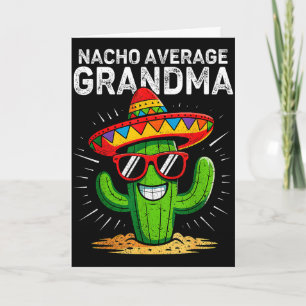 Nacho durchschnittliche Oma lustig cinco de mayo m Karte