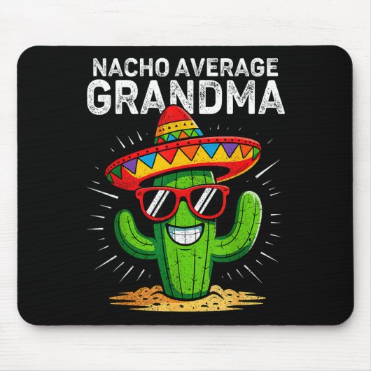 Nacho durchschnittliche Oma lustig Cinco de Mayo m Mousepad (Vorne)