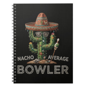 Nacho Durchschnittlicher Bowler-Spaß Notizblock