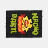 Nacho durchschnittlicher daryl lustiger Geburtstag Fleecedecke (Vorderseite (Horizontal))