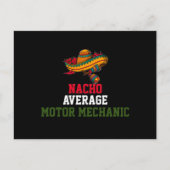 Nacho Durchschnittlicher Motormechanismus Postkarte (Vorderseite)