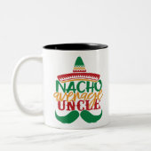 Nacho durchschnittlicher Onkel Zweifarbige Tasse (Links)