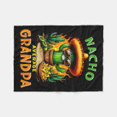 Nacho durchschnittlicher Opa abuelo cinco de mayo Fleecedecke (Vorderseite (Horizontal))