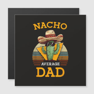 Nacho Durchschnittlicher Papa Lustig Magnetkarte