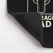 Nacho durchschnittlicher Papa lustiger Kaktus Somb Mousepad (Ecke)