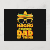 Nacho durchschnittlicher Vater von Twins Mexican C Postkarte (Vorderseite)