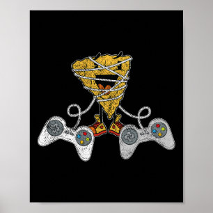 Nacho Gaming Cinco De Mayo Lustiges Videospiel Kon Poster