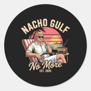 Nacho Golf Nicht Mehr Lustige Trump Ferien 2025 Runder Aufkleber