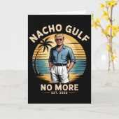 Nacho Golf Nicht Mehr Lustige Trump Ferien 2025 US Karte (Gelbe Blume)