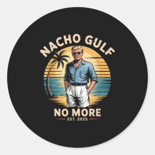 Nacho Golf Nicht Mehr Lustige Trump Ferien 2025 US Runder Aufkleber