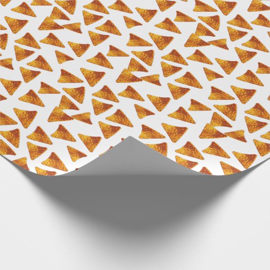 Nacho-Käsemuster Geschenkpapier (Ecke)