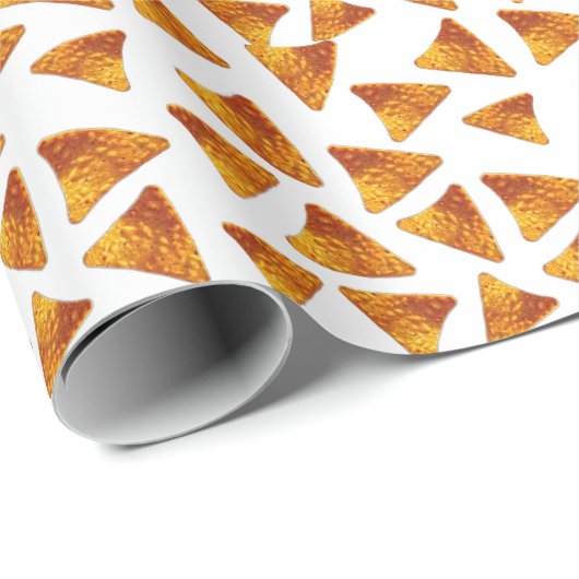 Nacho-Käsemuster Geschenkpapier (Rolleneckpunkt)