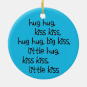 Nacho Libre Hug Kiss Kiss Ornament (Hinten)