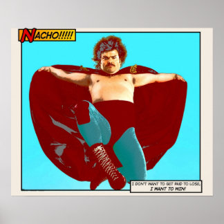 Nacho Libre Ich Wollte zu gewinnen Poster